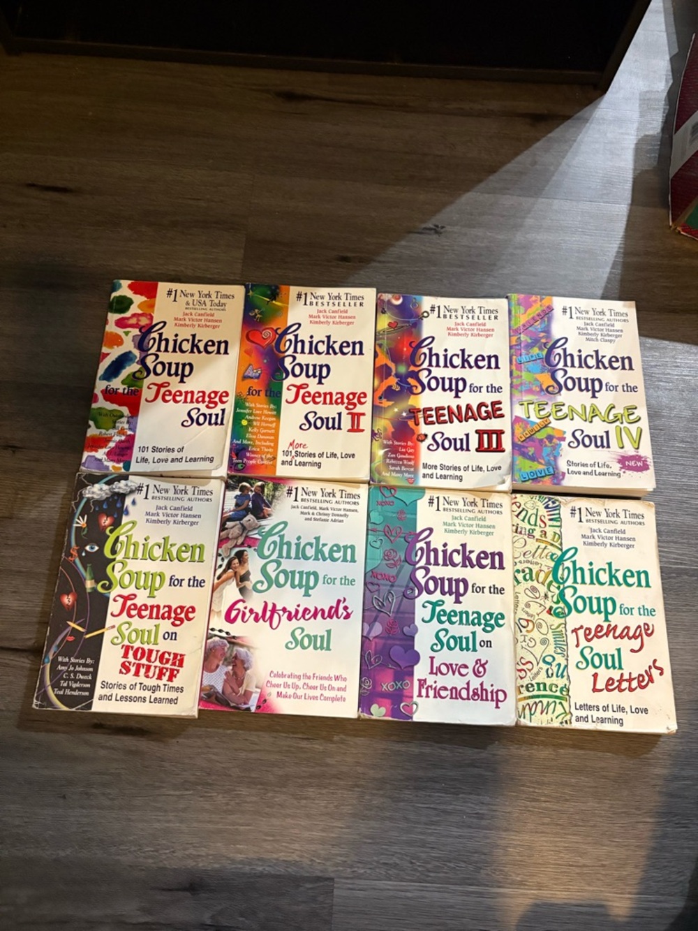 Chicken Soup for the Teenage Soul Paperback Book Lot - Colorful Covers